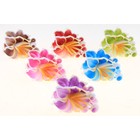 краб для волос цветочный яркий орхидея 10 см - Фото 2