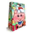 Подарочная коробка "Поросята", 23 х 10 х 31 см - Фото 2