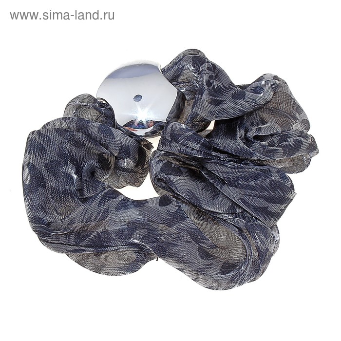 резинка для волос ткань зажим марго - Фото 1