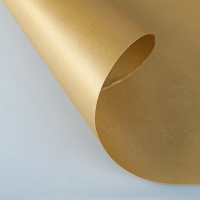 Бумага упаковочная крафт "Золотая" 0,5 х 10 м, 70 г