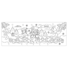 Длинная раскраска «Снеговик и его друзья» - Фото 2