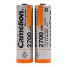 Аккумулятор Camelion, Ni-Mh, AA, HR6-2BL (NH-AA2700BP2), 1.2В, 2700 мАч, блистер, 2 шт. - Фото 2