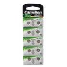 Батарейка алкалиновая Camelion Mercury Free, AG11 (362, LR721)-10BL, 1.5В, блистер, 10 шт. - фото 51318080