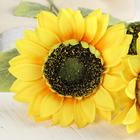 Цветы искусственные "Куст подсолнухов" 87 см d-16 см - Фото 2