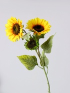 Цветы искусственные «Куст подсолнухов», h=87 см, d=16 см - фото 57905792