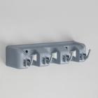 Держатель для уборочного инвентаря с крючками, 26×6×9 см, МИКС - Фото 10