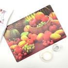 Салфетка сервировочная на стол «Фруктовый рай», 56×37 см, рисунок МИКС - Фото 1