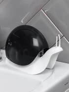 Дозатор для мыла Доляна «Улитка», 120 мл, чёрный - Фото 6