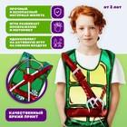 Игровой набор для мальчиков «Ниндзя»: жилетка, нунчаки, клинки - Фото 4