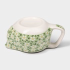 Чайник заварочный «Весеннее цветение», 200 мл, с металлическим ситом, цвет зеленый - Фото 3