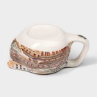 Чайник заварочный с металлическим ситом «Пейзаж», 200 мл, керамика, оранжевый - Фото 3