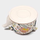 Чайник керамический заварочный с металлическим ситом «Лотос», 900 мл - Фото 5