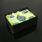 Набор для чайной церемонии керамический «Искушение», 5 предметов: чайник 180 мл, 4 чашки 50 мл, цвет голубой - Фото 5