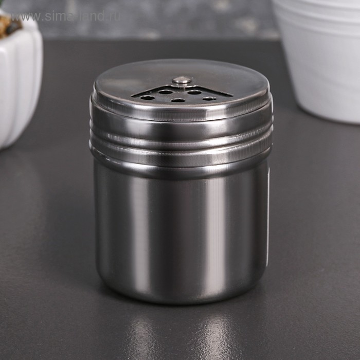 Солонка «Элиас», 150 мл, 5.4×7.5 см, нержавеющая сталь - Фото 1