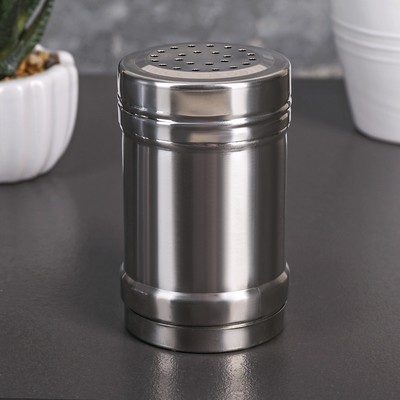 Солонка «Металлик Сито», 200 мл, 5×9,5 см