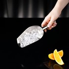 Совок для льда и сыпучих продуктов, 260 мл, 24×9 см, нержавеющая сталь, хромированный - Фото 5