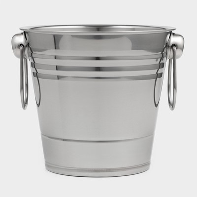 Ведро для льда, 2.5 л, 17×15.5 см, нержавеющая сталь
