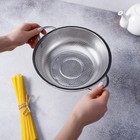 Дуршлаг с ручками «Марко», 22 см, 27×22.5×7, две ручки, цвет хромированный - Фото 5