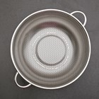 Дуршлаг «Марко», d=28 см, две ручки, нержавеющая сталь, хромированный - Фото 4