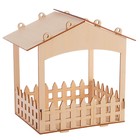 Кормушка для птиц «Домик с забором», 14 × 17 × 20 см - Фото 2