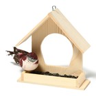 Кормушка для птиц «Домик с травкой», 21 × 8 × 19 см - Фото 2