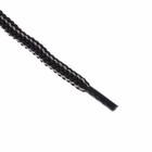 Шнурки с круглым сечением, d = 4,5 мм, 110 см, цвет чёрный - Фото 2