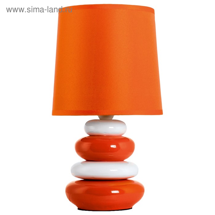 Настольная лампа Naretha 40Вт E14, оранжевый 15x15x27 см - Фото 1