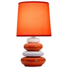 Настольная лампа Naretha 40Вт E14, оранжевый 15x15x27 см - Фото 2