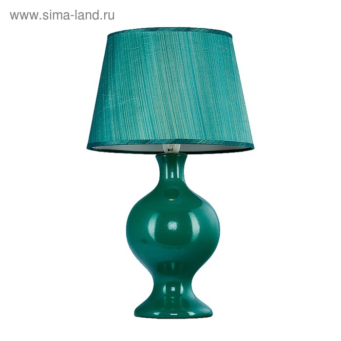 Настольная лампа Myuna 40Вт E14 зеленый 24x24x41см - Фото 1