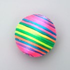 Мяч текстильный "Полосатик", 4,8 см, микс цветов - Фото 2