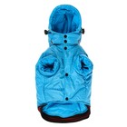 Куртка супертеплая на синтепоне, размер L (ДС 39 см, ОГ 50 см), голубая - Фото 5