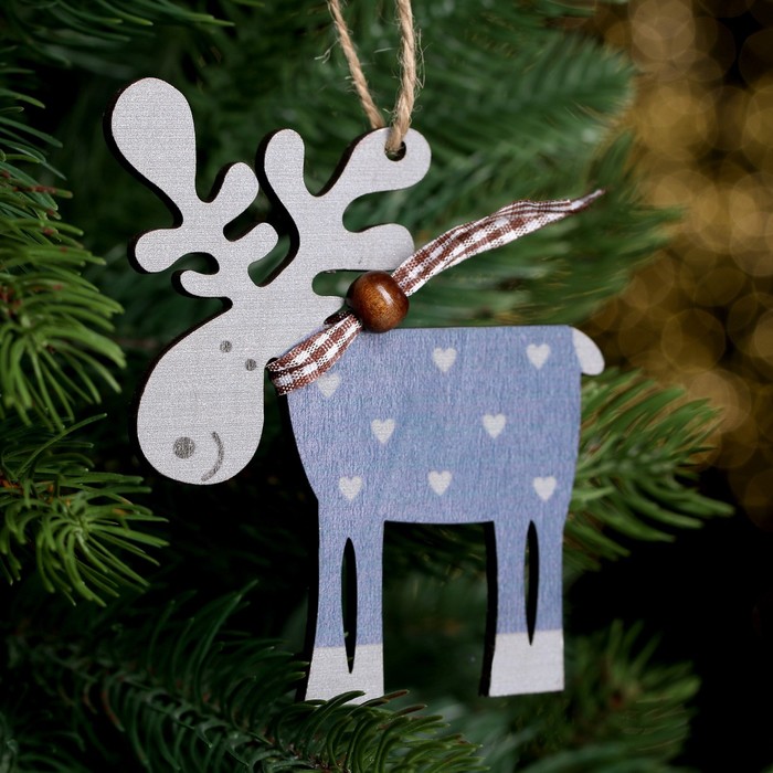 Елочная игрушка «Смешной олень», МИКС - Фото 1