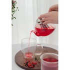 Чайник стеклянный заварочный с металлическим ситом «Диана», 1 л - фото 24349303