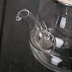 Чайник стеклянный заварочный с металлическим ситом «Бриз», 600 мл - Фото 6