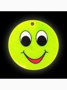 Светоотражающий элемент «Смайлик с большими глазами», двусторонний, d=5.3 см, жёлтый - Фото 4
