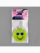 Светоотражающий элемент «Смайлик с большими глазами», двусторонний, d=5.3 см, жёлтый - Фото 5