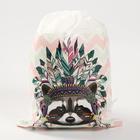 Мешок для обуви «Енот» (нетканый материал) 41×30 см - Фото 2