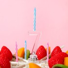 Свеча светодиодная «Цифра 7», со свечками - Фото 1