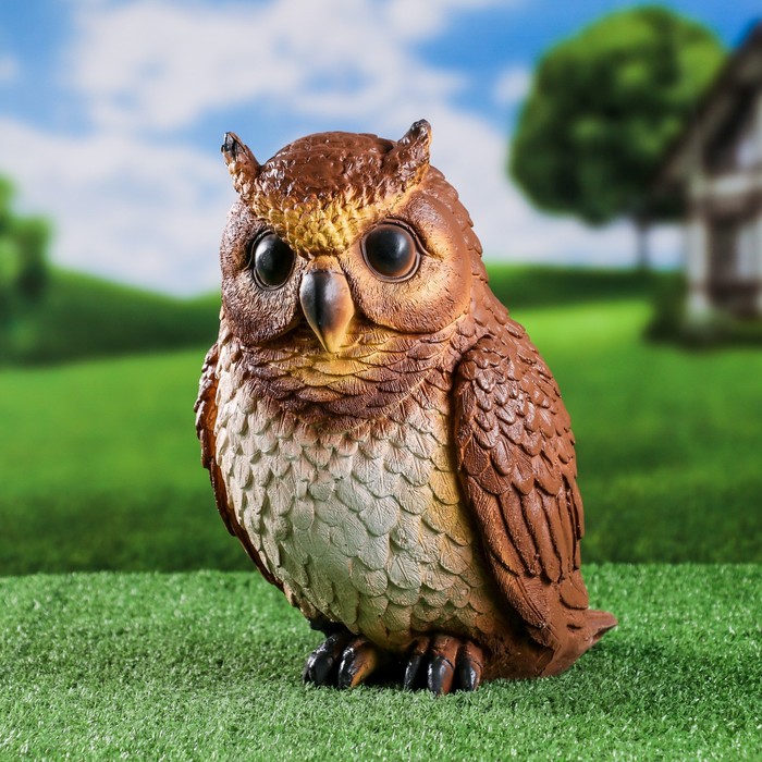 Садовая фигура "Сова средняя" 31см - Фото 1