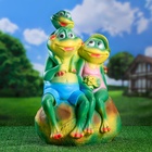 Садовая фигура из гипса «Семья лягушек», 59×31×40 см - Фото 4