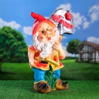 Садовая фигура из гипса «Гном с лопатой ВЕЛКОМ», 70×31×38 см, МИКС - Фото 3