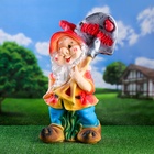 Садовая фигура из гипса «Гном с лопатой ВЕЛКОМ», 70×31×38 см, МИКС - Фото 4