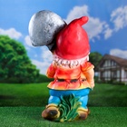 Садовая фигура из гипса «Гном с лопатой ВЕЛКОМ», 70×31×38 см, МИКС - Фото 5