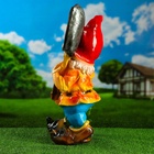 Садовая фигура из гипса «Гном с лопатой ВЕЛКОМ», 70×31×38 см, МИКС - Фото 6