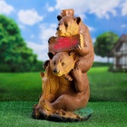 Садовая фигура из гипса «Медведи Давай дружить», 55×27×30 см 3808072 - фото 319856889