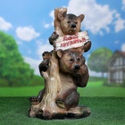 Садовая фигура из гипса «Медведи Давай дружить», 55×27×30 см - Фото 14