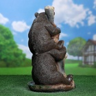 Садовая фигура из гипса «Медведи Давай дружить», 55×27×30 см - Фото 5