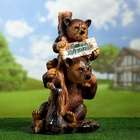 Садовая фигура из гипса «Медведи Давай дружить», 55×27×30 см - Фото 6