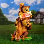 Садовая фигура из гипса «Медведи Давай дружить», 55×27×30 см - Фото 8