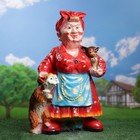 Садовая фигура "Тёща с котом и собакой" 51х44х77см МИКС 3808074 - фото 319856895
